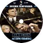 carátula cd de Ley Y Orden - Accion Criminal - Temporada 10 - Custom