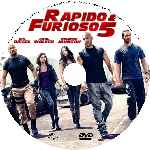 cartula cd de Rapido Y Furioso 5 - Custom - V5