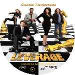 carátula cd de Leverage - Las Reglas Del Juego - Temporada 04 - Custom