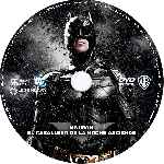 carátula cd de Batman - El Caballero De La Oscuridad Asciende - Custom