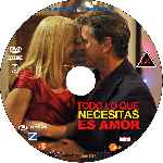 carátula cd de Todo Lo Que Necesitas Es Amor - Custom - V3