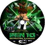 carátula cd de Ben 10 - Destruccion Alienigena - Custom - V3