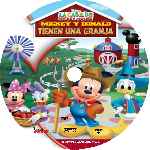 carátula cd de La Casa De Mickey Mouse - Mickey Y Donald Tienen Una Granja - Custom - V2