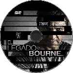 carátula cd de El Legado Bourne - Custom - V2