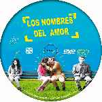 carátula cd de Los Nombres Del Amor - Custom - V2