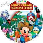 carátula cd de La Casa De Mickey Mouse - Mickey Y Donald Tienen Una Granja - Custom - V3