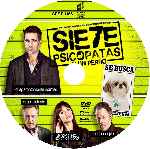 carátula cd de Sie7e Psicopatas Y Un Perro - Custom - V3