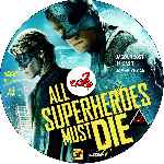 carátula cd de All Superheroes Must Die - Custom