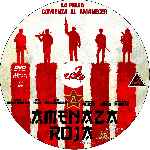 cartula cd de Amenaza Roja - Custom - V2