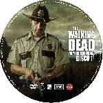 carátula cd de The Walking Dead - Temporada 01 - Disco 01 - Custom - V2