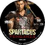 carátula cd de Spartacus - Temporada 03 - Venganza - Disco 01 - Custom - V3