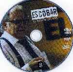cartula cd de Escobar - El Patron Del Mal - Disco 08