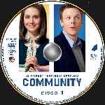 carátula cd de Community - Temporada 01 - Disco 01 - Custom