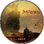 cartula cd de Justified - Temporada 01 - Disco 02 - Custom