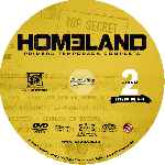 cartula cd de Homeland - Temporada 01 - Disco 02 - Custom - V3