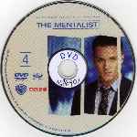 carátula cd de The Mentalist - Temporada 01 - Disco 04 - Region 4