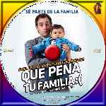 carátula cd de Que Pena Tu Familia - Custom