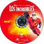 cartula cd de Los Increibles - Disco 1