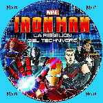 carátula cd de Iron Man - La Rebelion Del Technivoro - Custom - V2