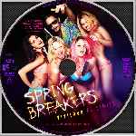 carátula cd de Spring Breakers - Viviendo Al Limite - Custom - V2