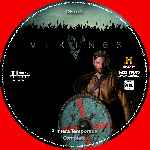 carátula cd de Vikings - Temporada 01 - Disco 03 - Custom