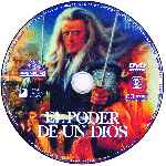carátula cd de El Poder De Un Dios - Custom