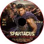 carátula cd de Spartacus - Temporada 04 - Guerra De Los Condenados - Disco 01 - Custom