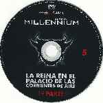 carátula cd de Millennium 3 - La Reina En El Palacio De Las Corrientes De Aire - Parte I
