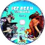 carátula cd de Ice Age 4 - La Formacion De Los Continentes - Custom - V6