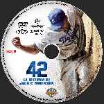 carátula cd de 42 - La Historia De Jackie Robinson - Custom