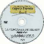 carátula cd de La Venganza De Milady - Los Mas Grandes Filmes De Capa Y Espada