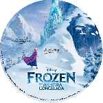 carátula cd de Frozen - Una Aventura Congelada - Custom - V4
