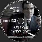 carátula cd de American Horror Story - Temporada 02 - Disco 01 - Custom - V2