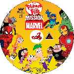 carátula cd de Phineas And Ferb - Mission Marvel - Custom - V2