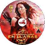 carátula cd de Los Juegos Del Hambre - En Llamas - Custom - V05