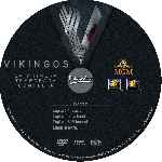 carátula cd de Vikingos - Temporada 01 - Disco 02 - Custom - V2