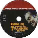 carátula cd de Kung Fu Contra Los 7 Vampiros De Oro - Grandes Clasicos Del Cine De Terror