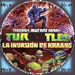 carátula cd de Tmnt - Las Tortugas Ninja- La Invasion De Kraang - Custom