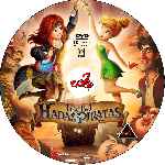 carátula cd de Tinker Bell - Hadas Y Piratas - Custom - V2
