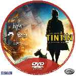carátula cd de Las Aventuras De Tintin - El Secreto Del Unicornio - 2011 - Custom - V11
