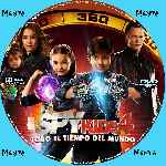 carátula cd de Spy Kids 4 - Todo El Tiempo Del Mundo - Custom