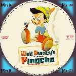 cartula cd de Pinocho - Clasicos Disney - Custom - V4