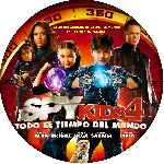 carátula cd de Spy Kids 4 - Todo El Tiempo Del Mundo - Custom - V2