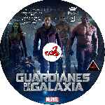carátula cd de Guardianes De La Galaxia - 2014 - Custom