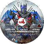 carátula cd de Transformers - La Era De La Extincion - Custom - V03