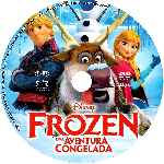 carátula cd de Frozen - Una Aventura Congelada - Custom - V6