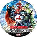 carátula cd de Avengers Confidential - Black Widow & Punisher - Custom - V2