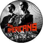 carátula cd de The Americans - Temporada 01 - Custom - V2