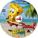 carátula cd de Bob Esponja - Un Heroe Fuera Del Agua - Custom