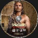 carátula cd de Spartacus - Temporada 03 - Venganza - Disco 03 - Custom - V4